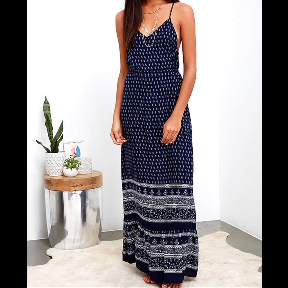 LULUS Bright Morning Maxi Dress